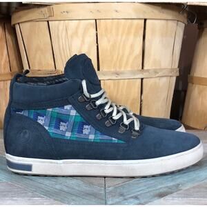 Inkkas Blue Plaid Men's Boots